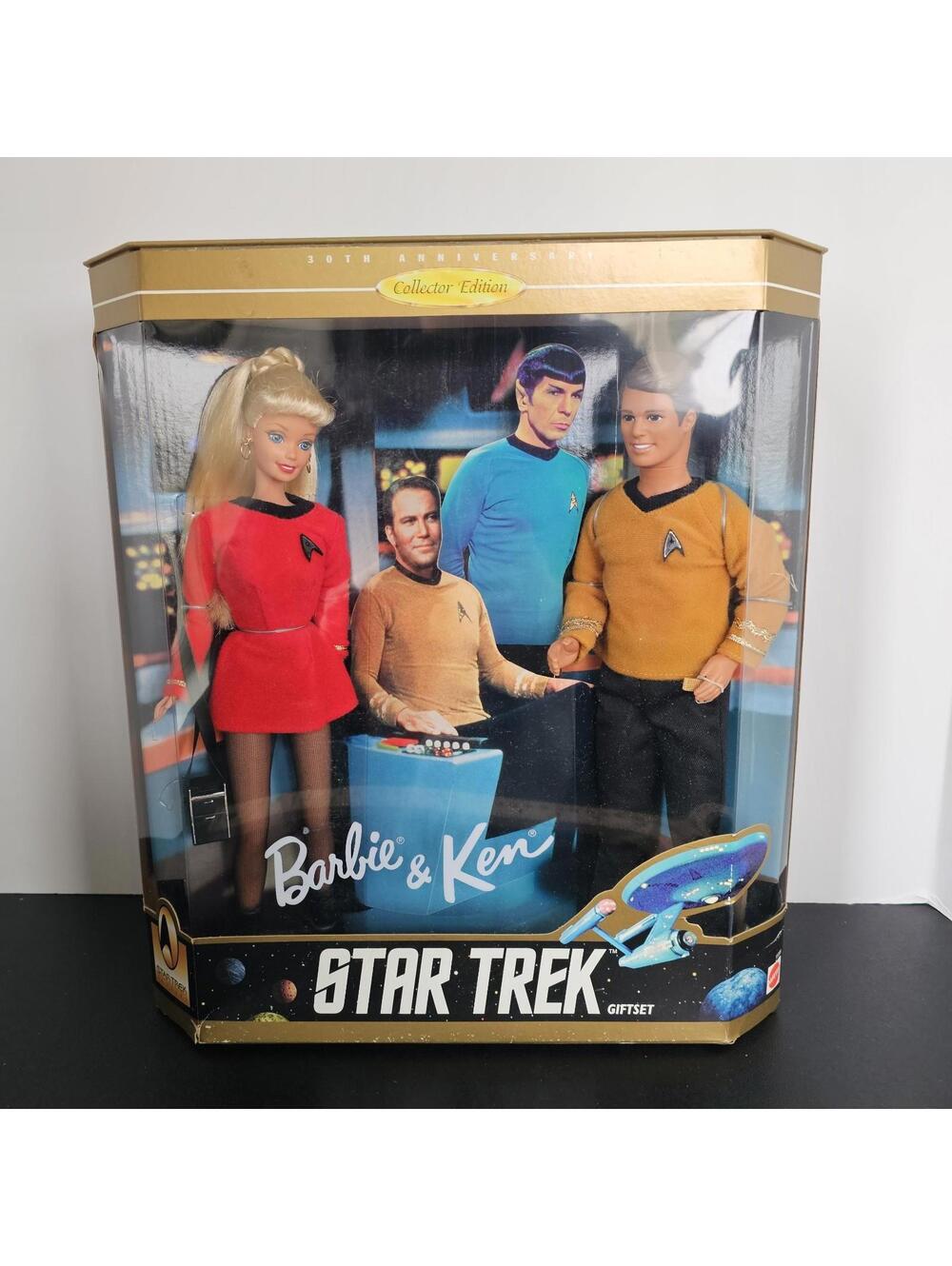 New In Box Barbie and Ken Star Trek 30th Anniversary Collector Edition 1996 Read